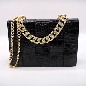 Black crossbody purse